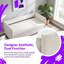 Canapé-lit simple / double rembourré avec couchette escamotable simple, tissu Boucle, capacité de poids de 500 lb, 83 po x 58,5 po x 29,5 po-1381195625-1381195624