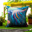 Indoor / Outdoor Red Square Throw Cushion Cover