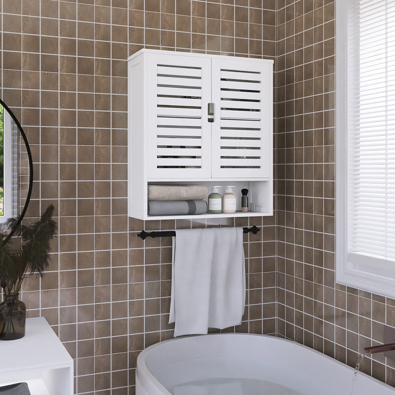 Armoire de salle de bain murale, Blanc