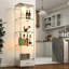 Vitrine moderne en verre avec 1 tiroir-1141856281