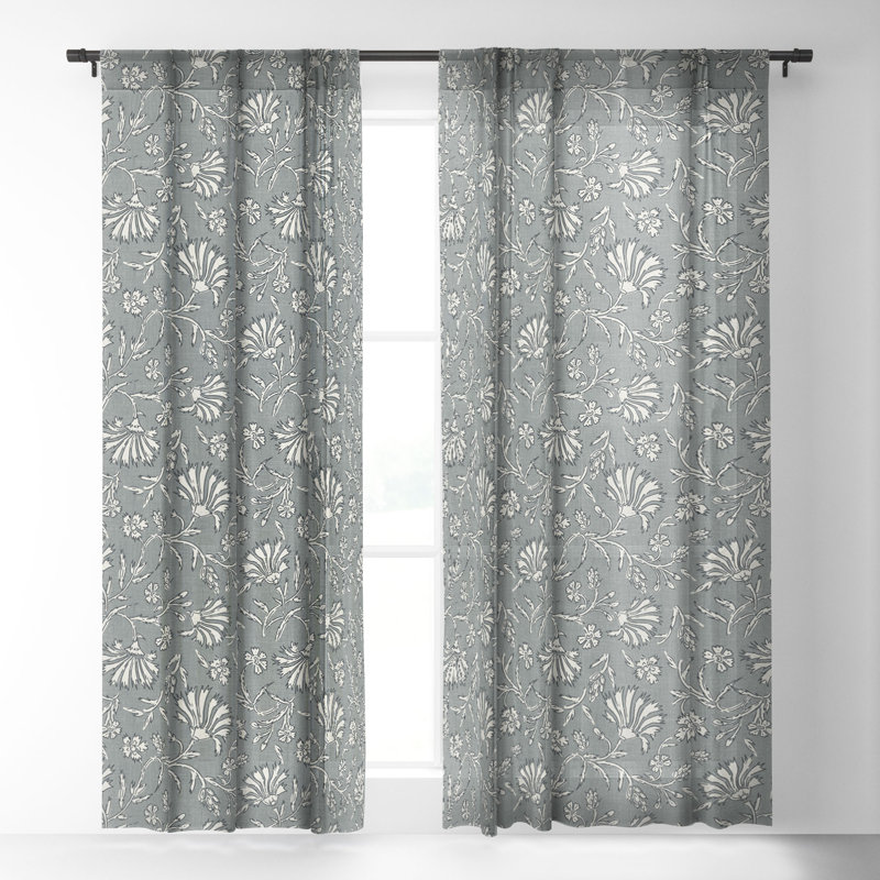 Ensemble de 2 rideaux transparents Holli Zollinger KALAMI LINEN, L 50 po x L 120 po
