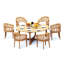 Lenong Outdoor - Piece Teak Dining Set-1340531251