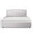 Full Size Storage Bed Frame Upholstered Low Profile Traditional Platform With Tufted And Nail Headboard/no Box Spring Needed/4 Pull Out Drawers/white Faux Leather…-847600275-847600274