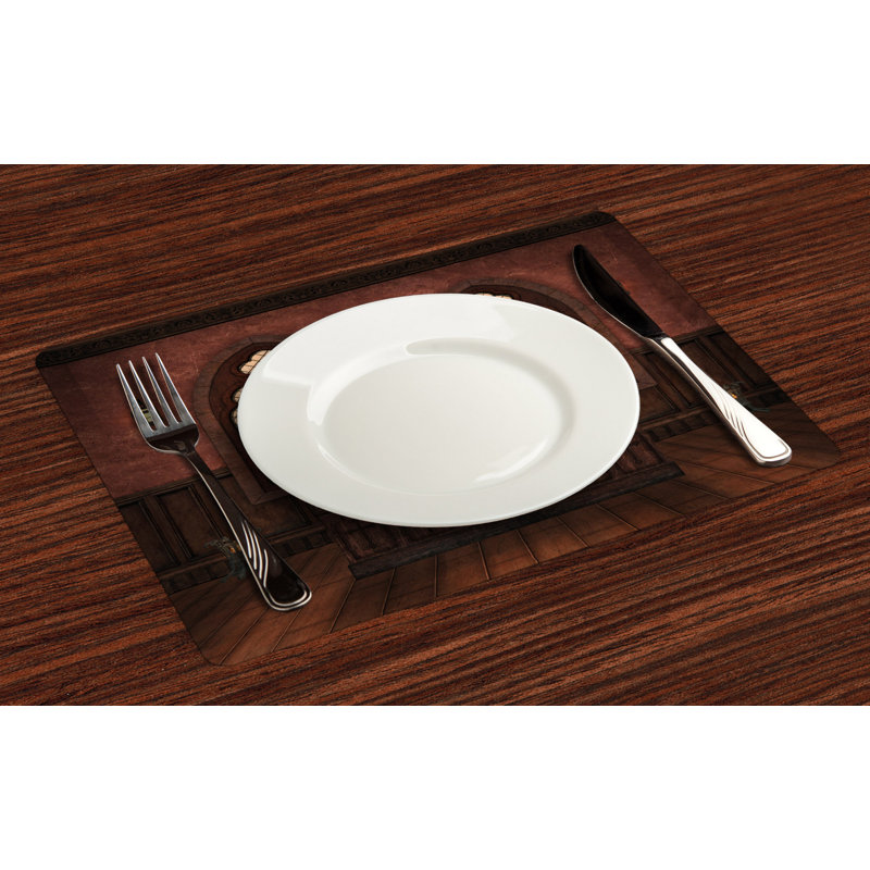 Polyester Abstract Rectangle Placemat