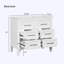 Ensemble de meuble-lavabo simple autoportant avec quatre tiroirs
