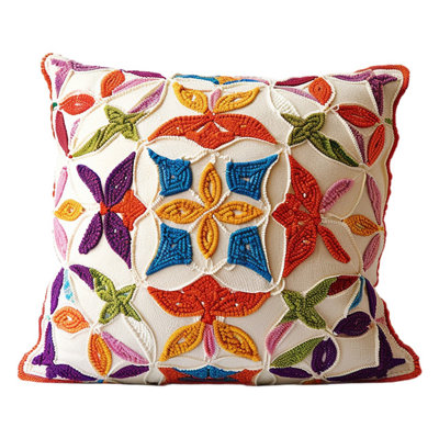 Floral Throw Pillow