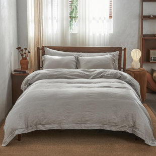 100% Linen Duvet Cover Set