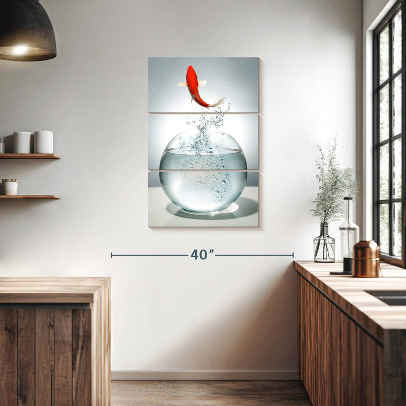 Brampt Fish Bowl Escape, H 38 po x l 24 po