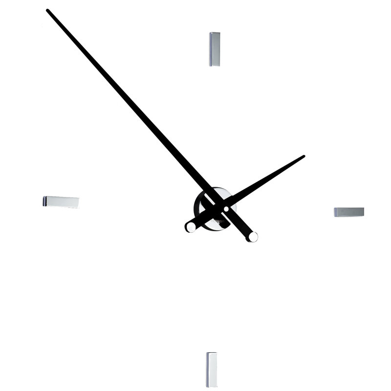 Très grande horloge murale 29,1 po Tacon, Noir