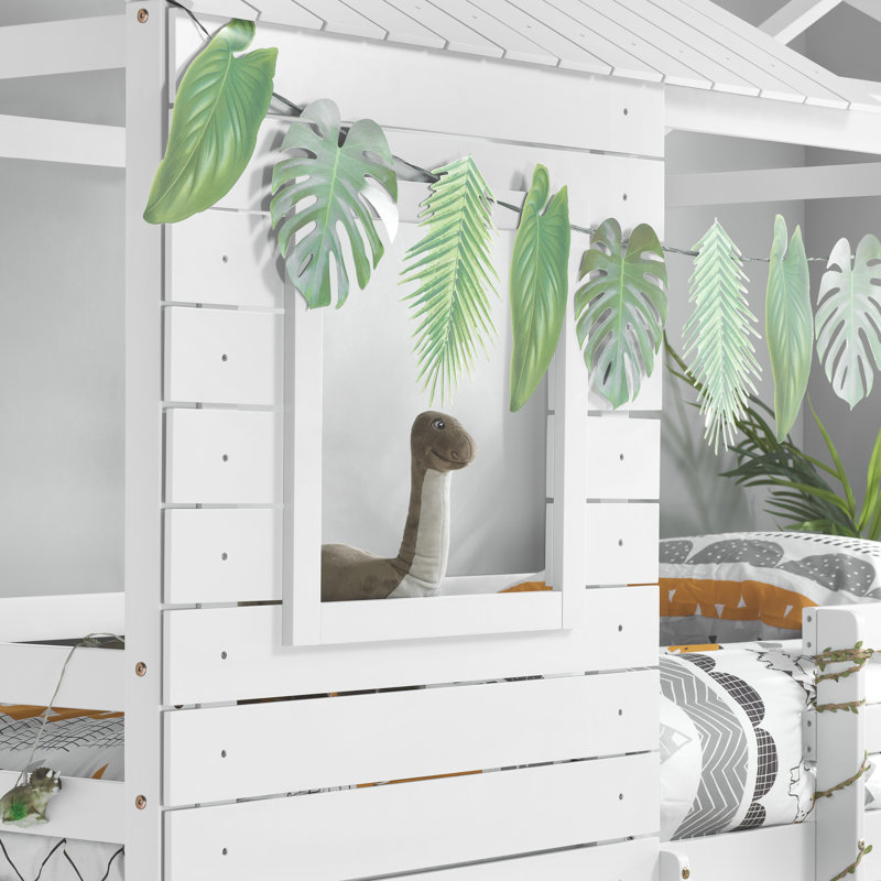 Waban Single (3') Standard Bunk Bed, White