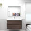 Ensemble de meuble-lavabo mural simple 42 po Monarski-1805630527
