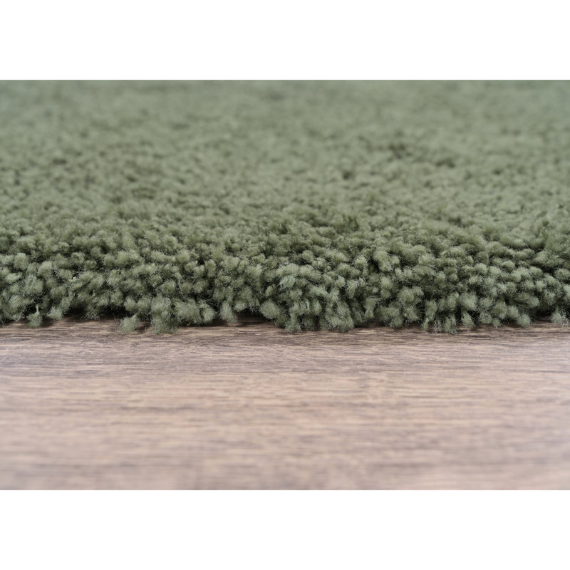 Treye Nylon 3 Piece Bath Rug Set with Non-Slip Backing, Deep Fern