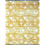 Wool Geometric Area Rug in Ivory/Gold-1088743356