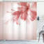  Rideau de douche simple bleu à fleurs ombrées-95077924-95077907