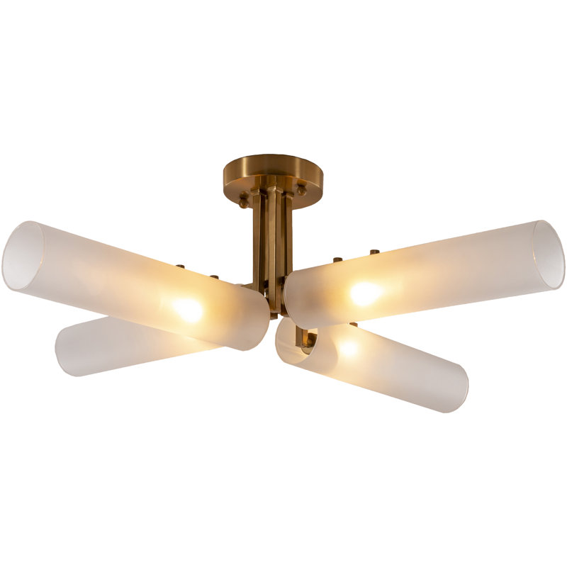 4 - Light Modern Linear Chandelier