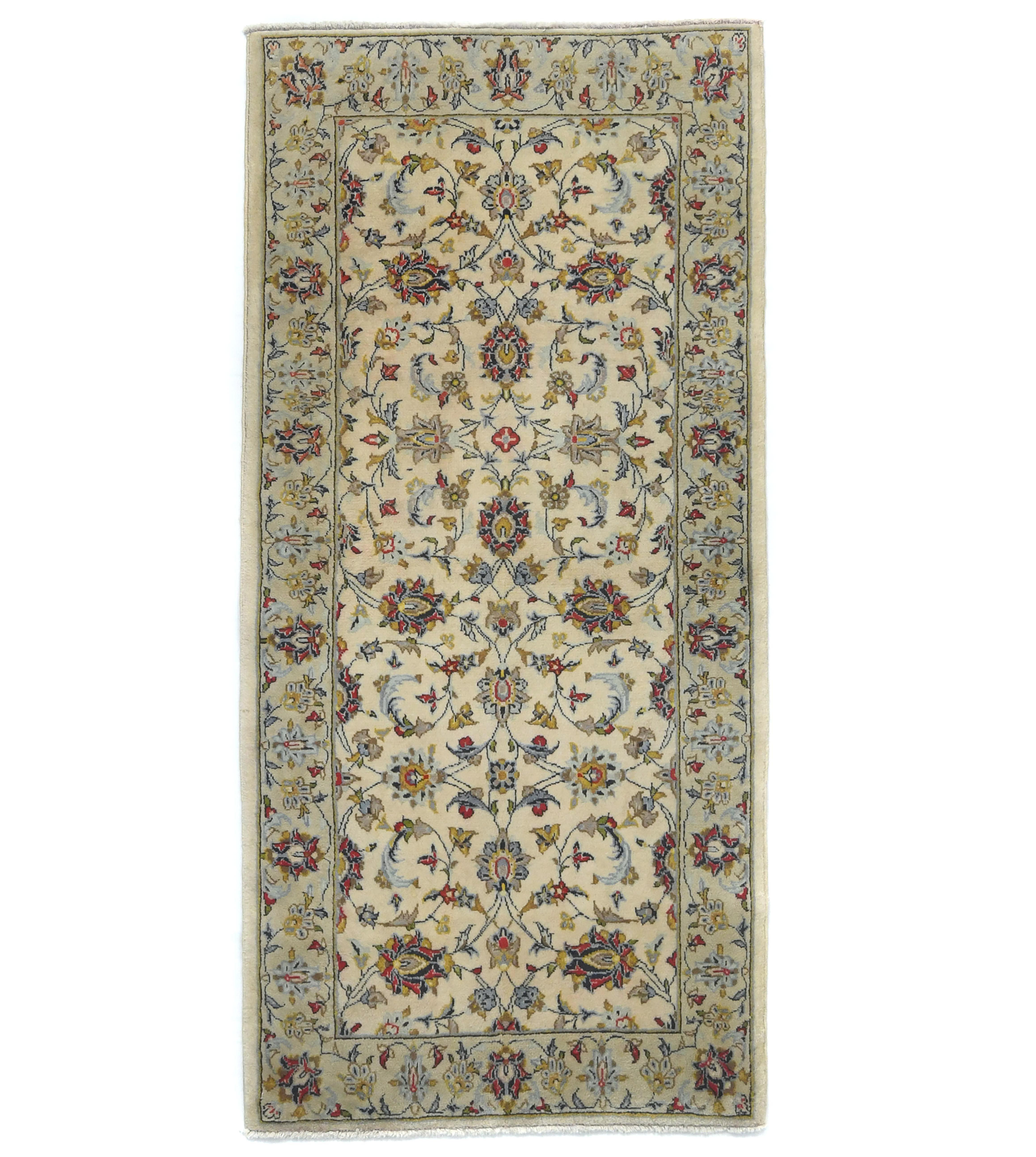 ADMINRUGS One-of-a-Kind Cream Traditional 3X5 Oriental Area Rug | Wayfair