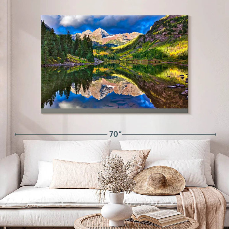 Alvord Spectacular Maroon Bells, 34" H x 51" W