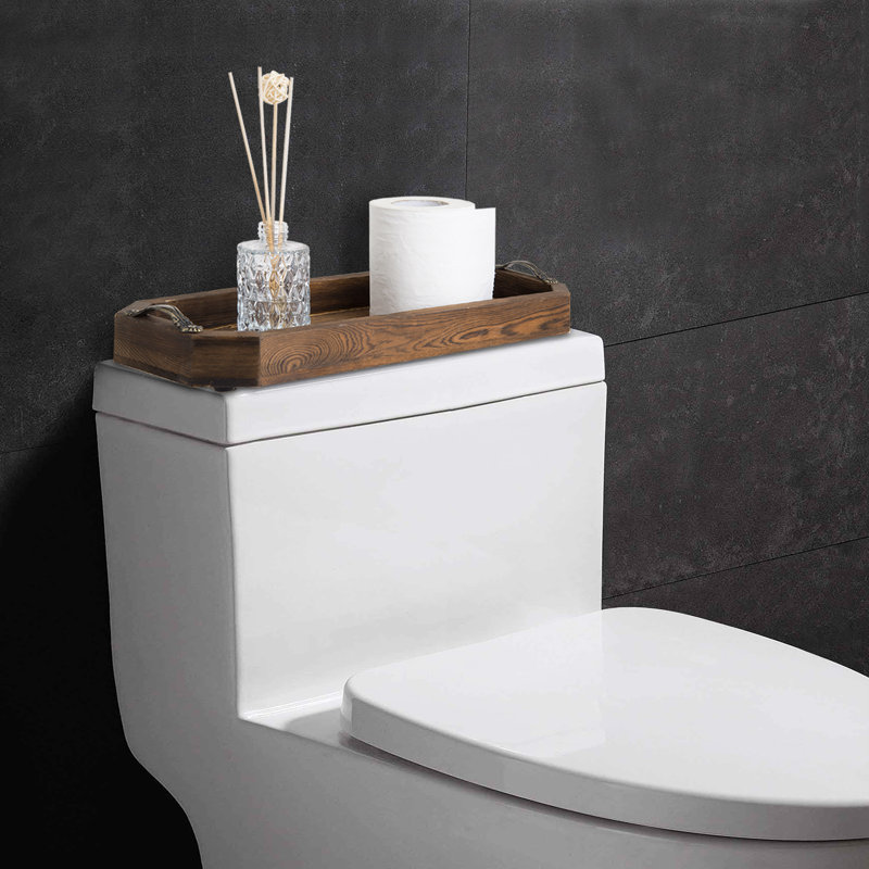Bathroom Accessory Tray, Brown