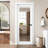 White Primed Solid Core 1-Panel Mirror Core Panel Door-111172163