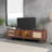 Rattan Tv Stand With 3 Cabinets & 2 Drawers, Media Console Table