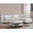 Malone Reversible Sectional White Faux Leather-1725083120