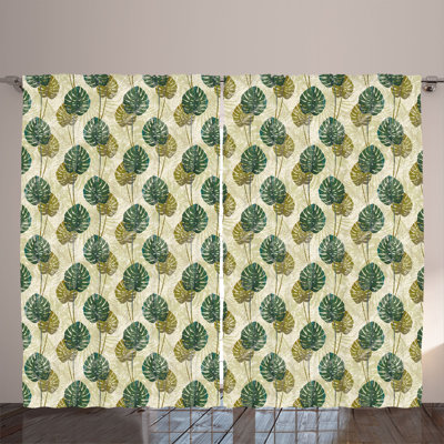 Semi Sheer Curtain Pair