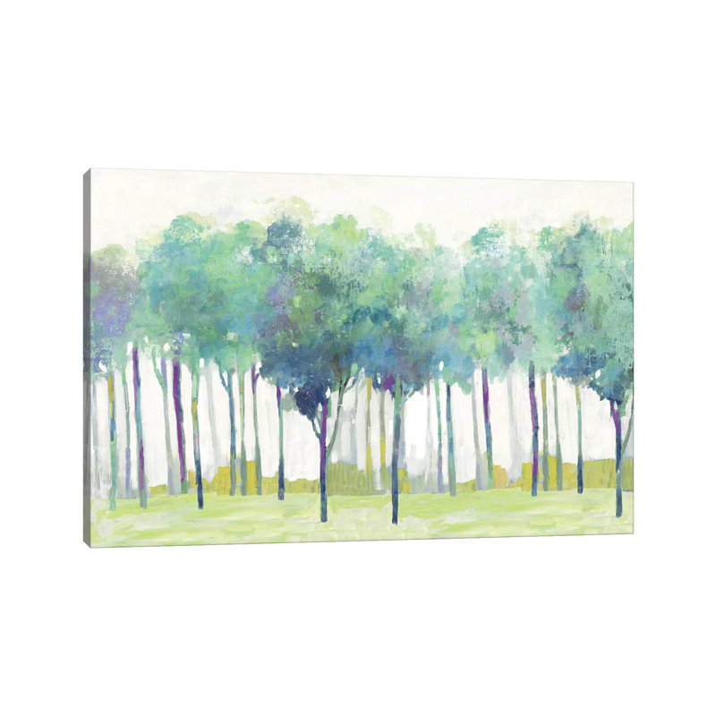 Teal Visions by Allison Pearce - Wrapped Canvas Painting, 101.6 cm H x 66.04 cm W x 1.91 cm D