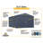 Elite Steel Storage Shed, 10X14, Blue Grey-78950348