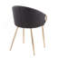 Chaise en métal et similicuir-210002443