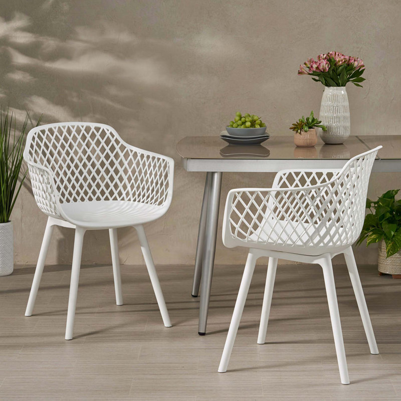 Chaise coquelicot, Blanc