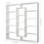 Bibliothèque géométrique H 53,43 po x l 49,21 po Angelien-970619893