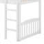 Lit mezzanine simple avec glissoire et échelle