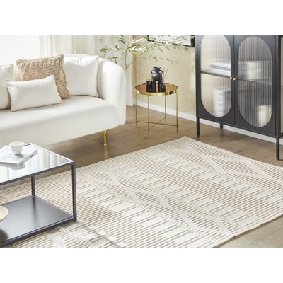 Javonte Geometric Hand Woven Area Rug