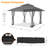 Vita 13 Ft. W x 13 Ft. D Pop-up Gazebo Outdoor Canopy Shelter with Mesh Netting-125422296