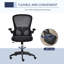Chaise de bureau en filet Tetlin