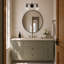 Éclairage pour salle de bain à intensité variable 2 lumières Cassiel-685014172