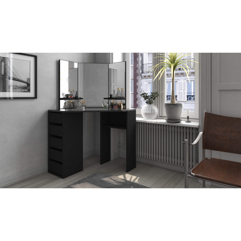 Coiffeuse Eniee avec miroir