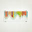 Sticks, verre fondu, art mural - gauche