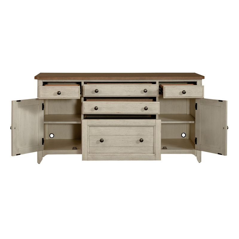 Harlowe 60" Wide 5 Drawer Credenza