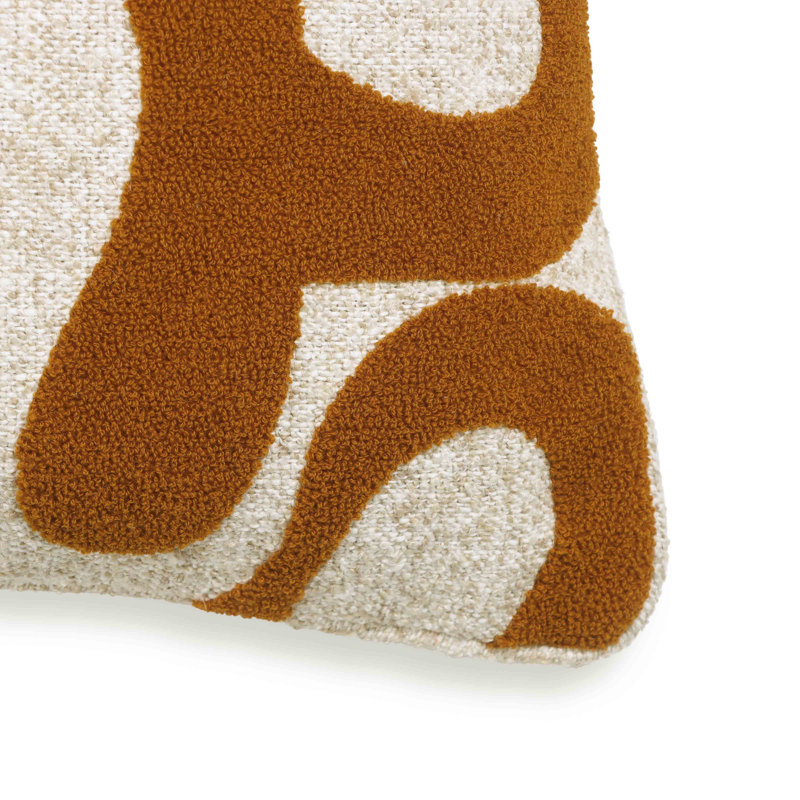 Coussin décoratif Bonney Boucle, Orange