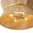 8-lamp brown iron hemp rope adjustable pendant light
