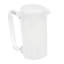 Novica Handmade Garden Relaxation In White Blown Recycled Glass Pitcher
