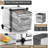 Sorbus Cube Storage Organizer – Waterproof Cubby Shelf for Closet, Toys, Books, Shoes, Décor – Space-Saving Bookshelf for Bedroom, Living Room, Kids’ Room, or Office, Clear, Set of 8-131115246-124197967