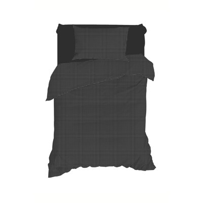 Ensemble de housse de couette noire Dossantos