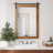 Keira-Mai Barn Door Bathroom Mirror, Black Wood Frame Wall Mounted Vanity Mirror with Metal Hanging Rod, Farmhouse Industrial Rectangle Wall Mirror for Bathroom-1208983963-1214536497