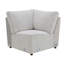 Canapé modulaire inclinable modulaire en sherpa et velours avec console multifonctionnelle
