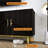70" Modern Fluted TV Stand For Living Room - Adjustable Shelves, Storage, Fits 80" Tvs, Black-503090587