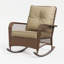Chaise d'extérieur en rotin avec coussins Yentin-1706309109
