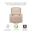 Sigi Recliner And Glider In Eco-Performance Fabric | Water Repellent & Stain Resistant-365691431