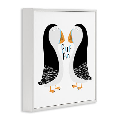 «Puffin Bird Duo», estampe numérique par Carla Daly